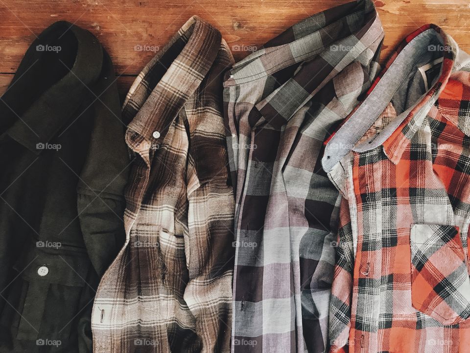 Plaid shirts 