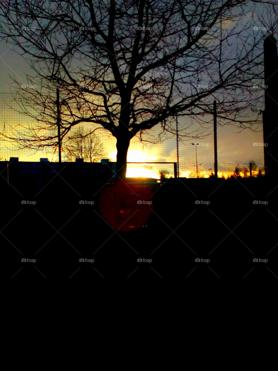 Rokycany západ slunce