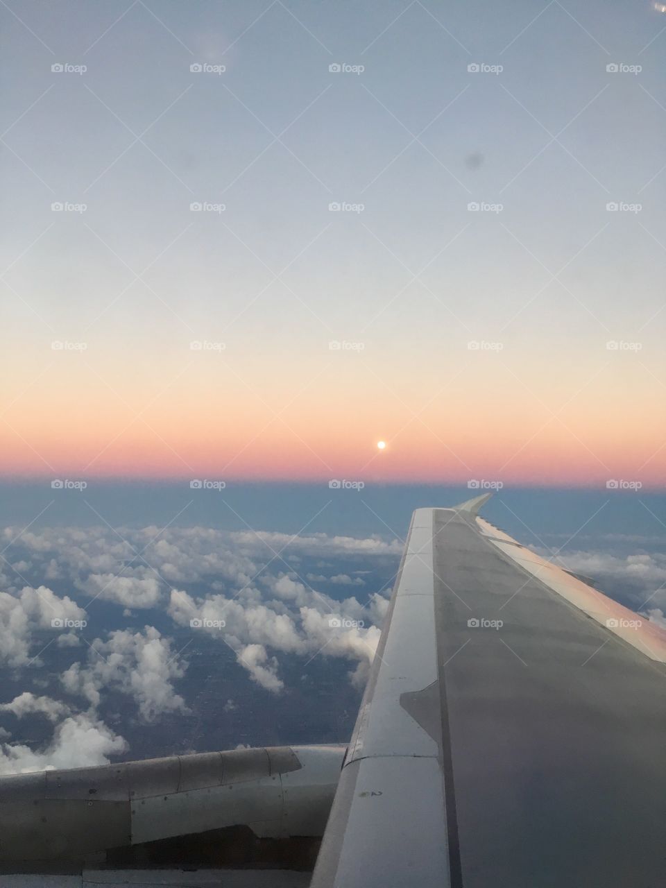 View from from a plane 