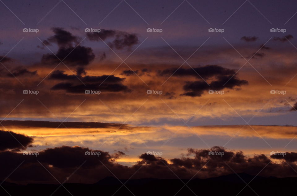 Sunset Over the Rockies