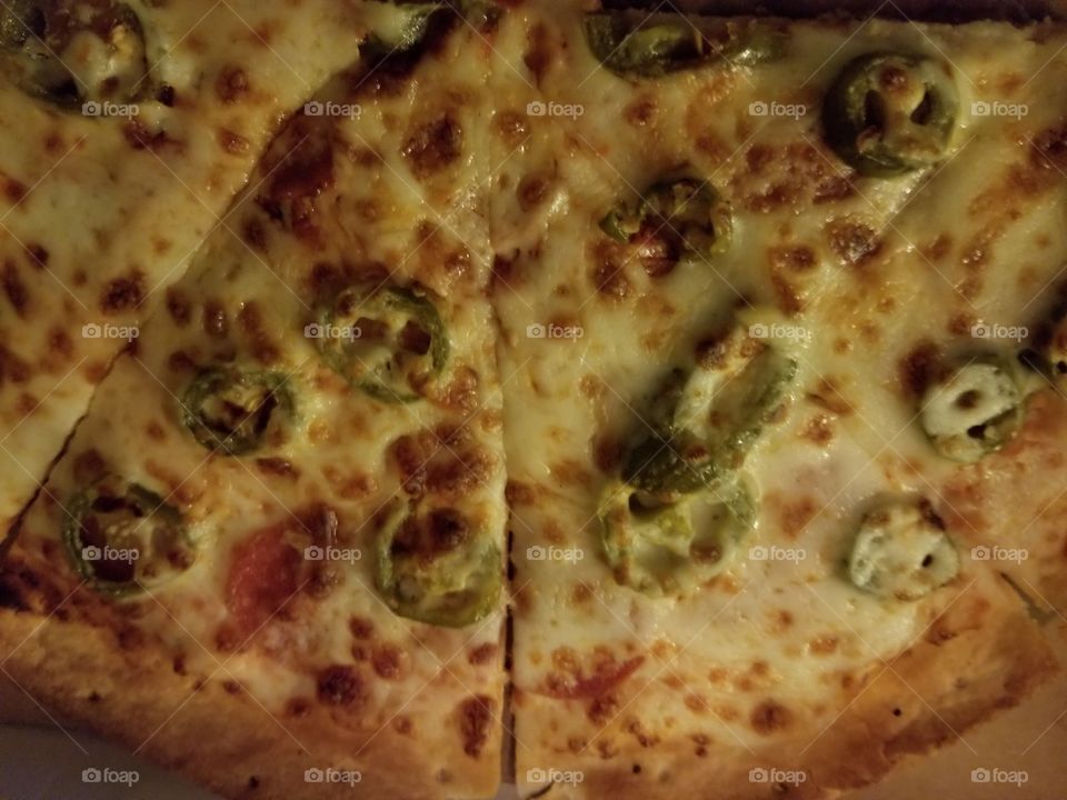Perfectly Paired Pepperoni and Jalapeno Pizza