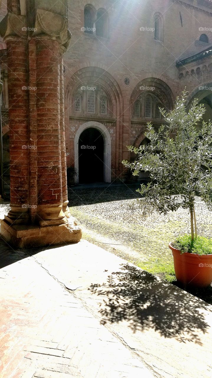 Details of the cloister
