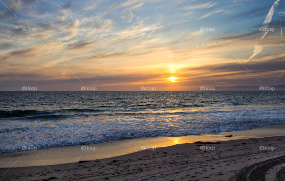 Redondo Beach Sunset. Simple sunset. 