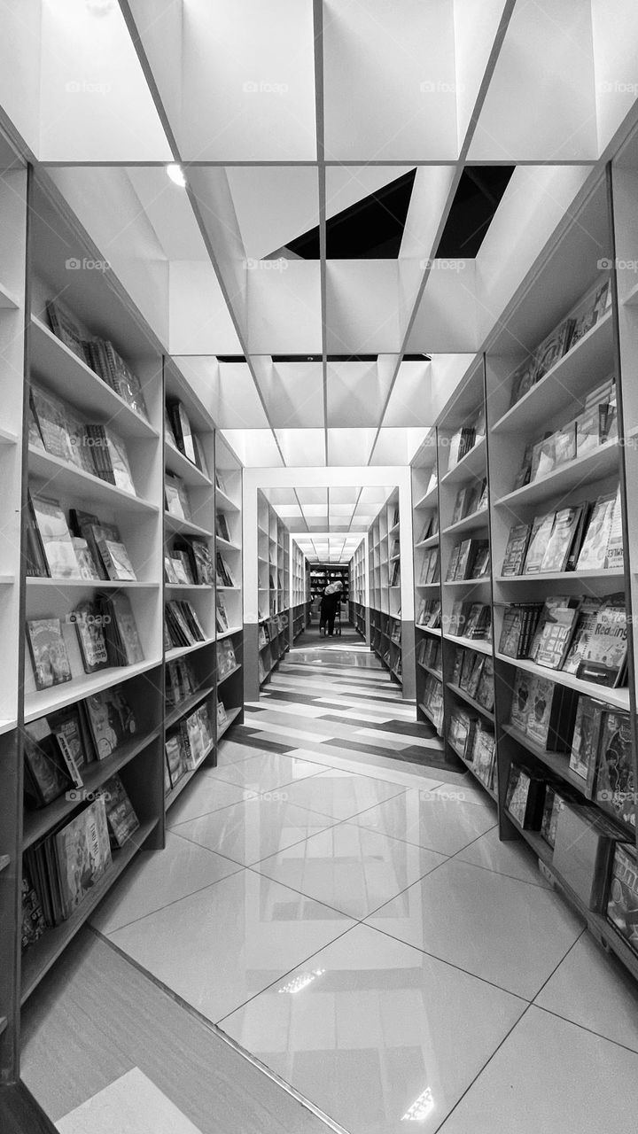 Black and White book store