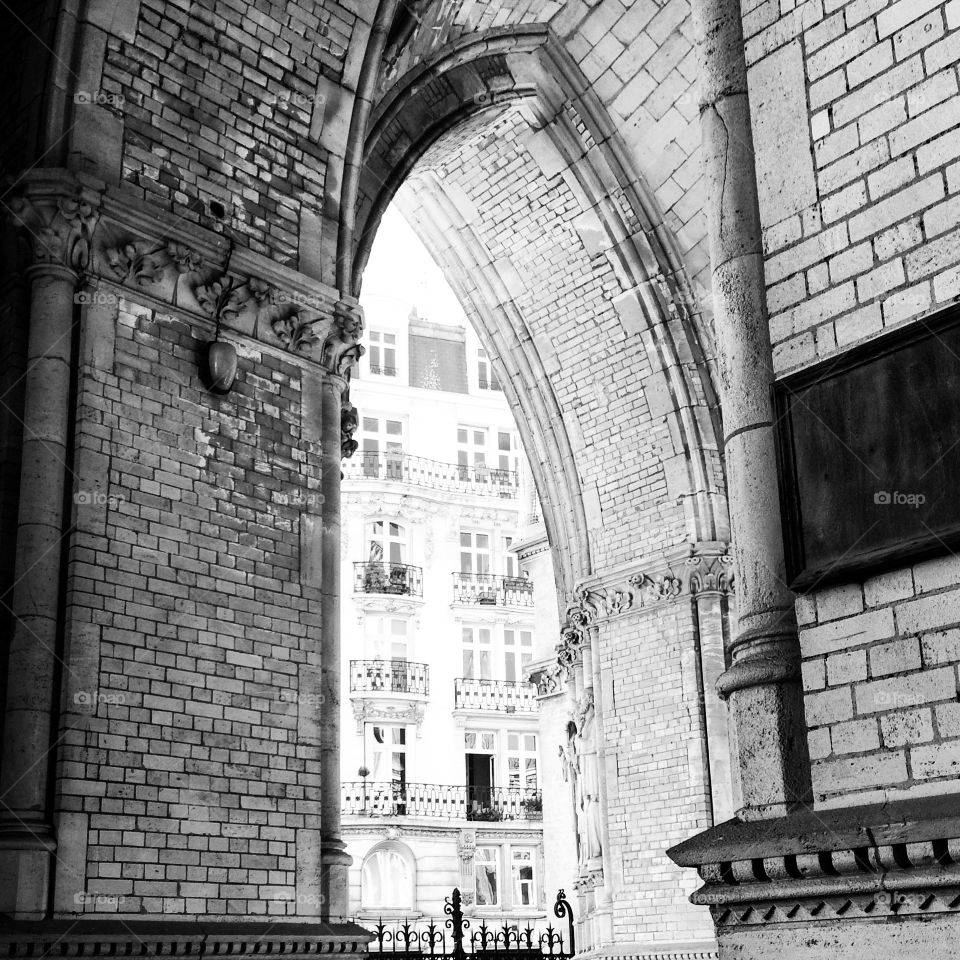 Between arches