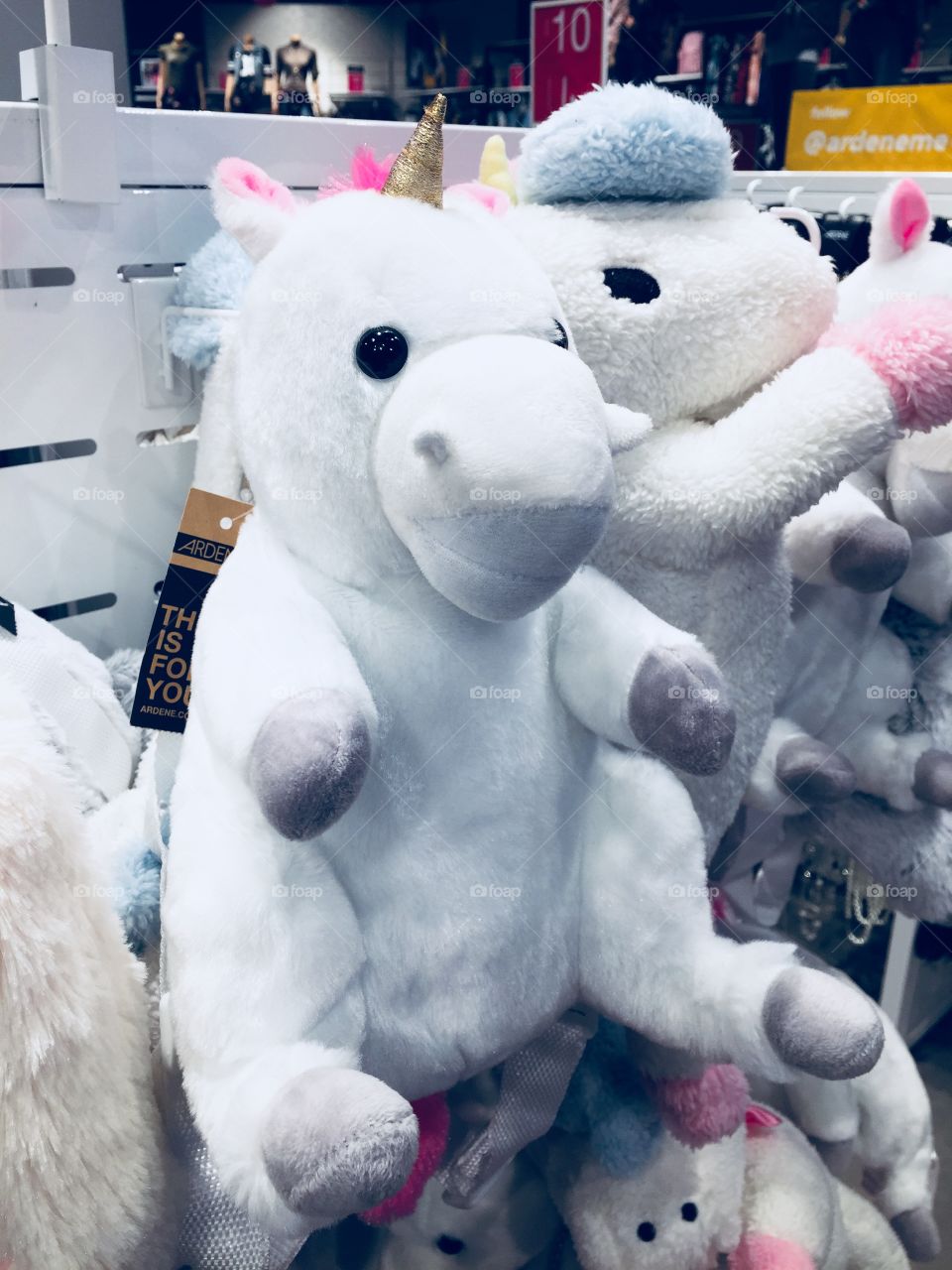 I just love this unicorn backpack from Ardene Burjuman Mall.