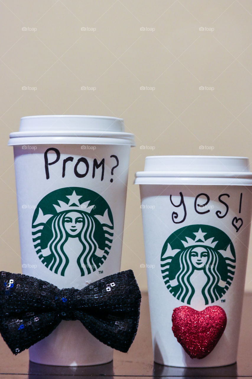 Starbucks Prom Proposal.