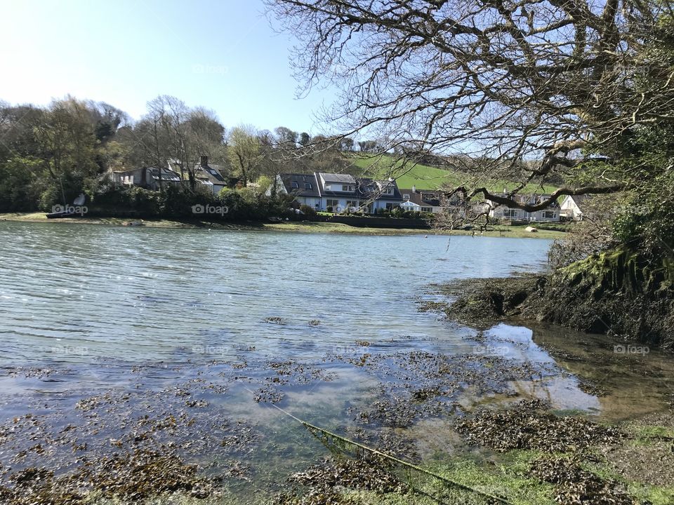 The Kingsbridge Estuary looking stunning in the hottest spring day for 70 years, summer has replaced spring today.