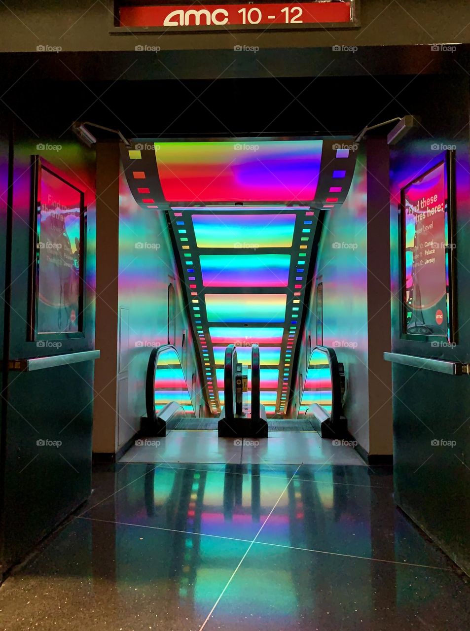 Escalator at AMC New York