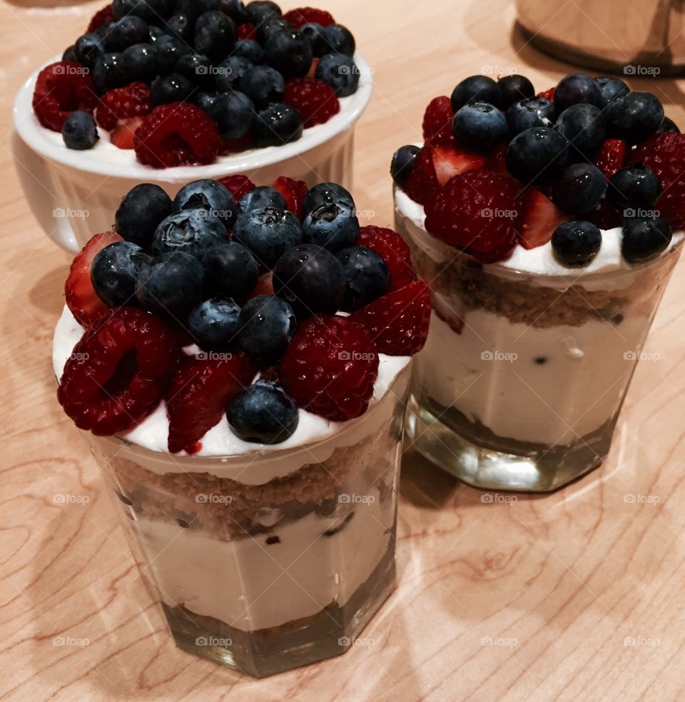 Berry trifle