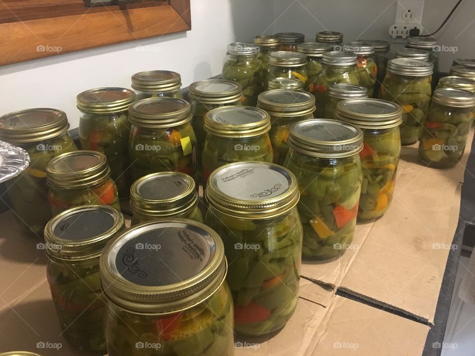 Canning peppers grandma’s way