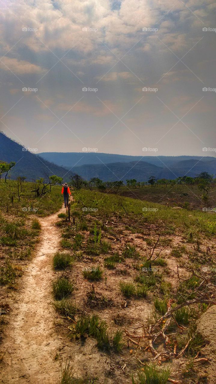 Trilha Chapada dos veadeiros Goiás Brazil