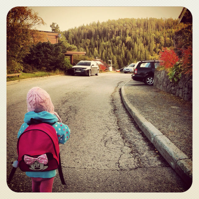 Walking home