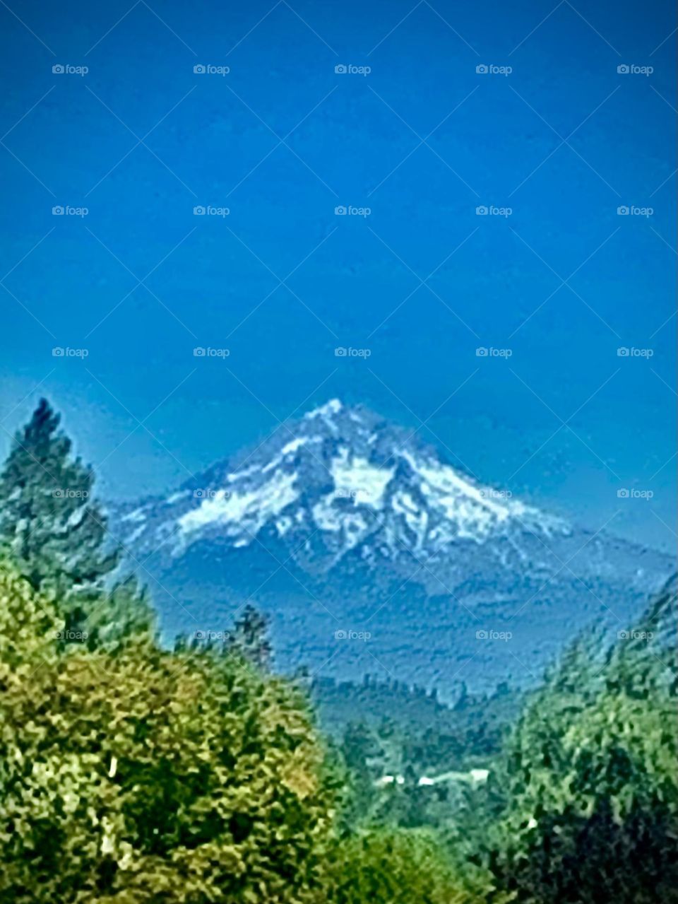 Mt.Hood from West Linn, Oregon view