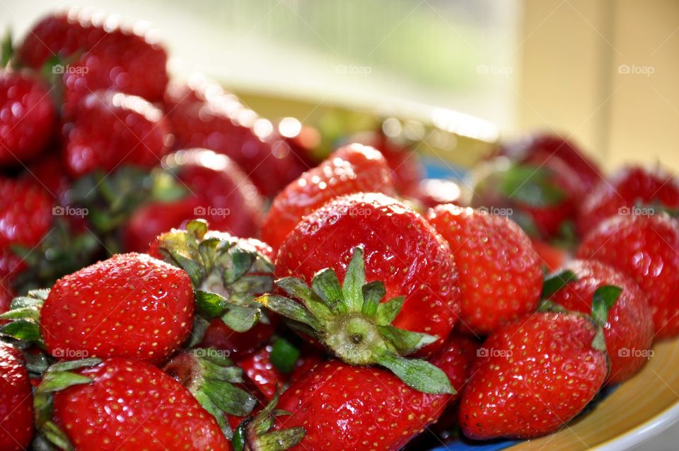 Close-up of strawberries