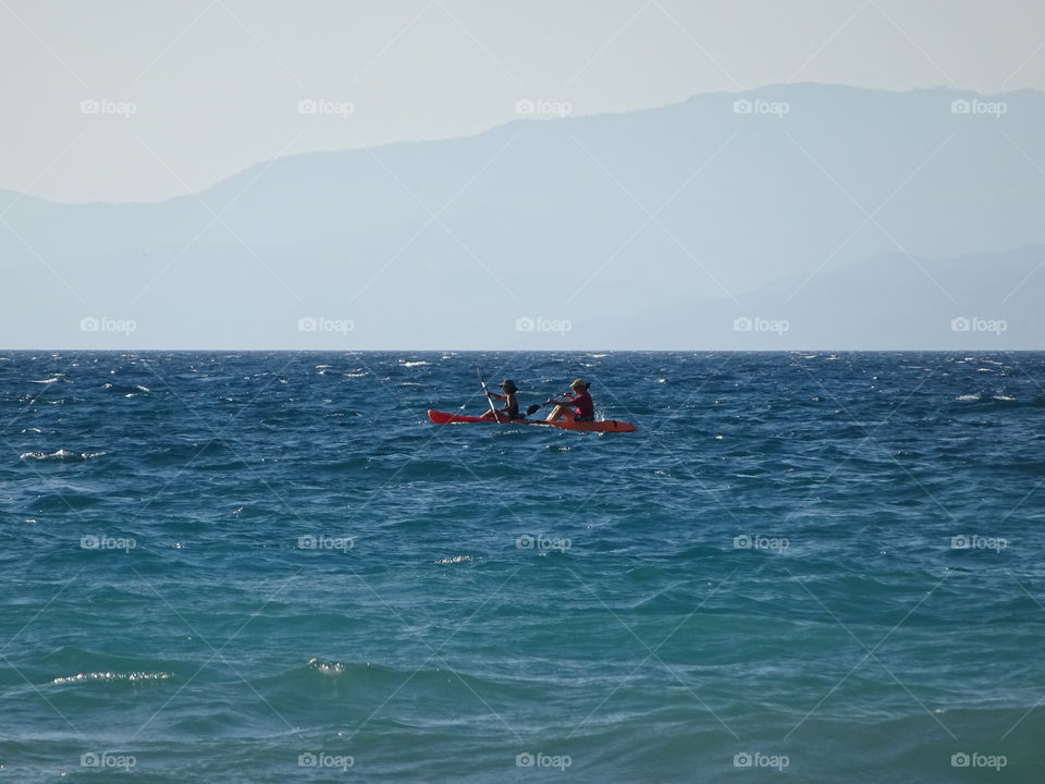 Canoeing. Canoeing in Greece