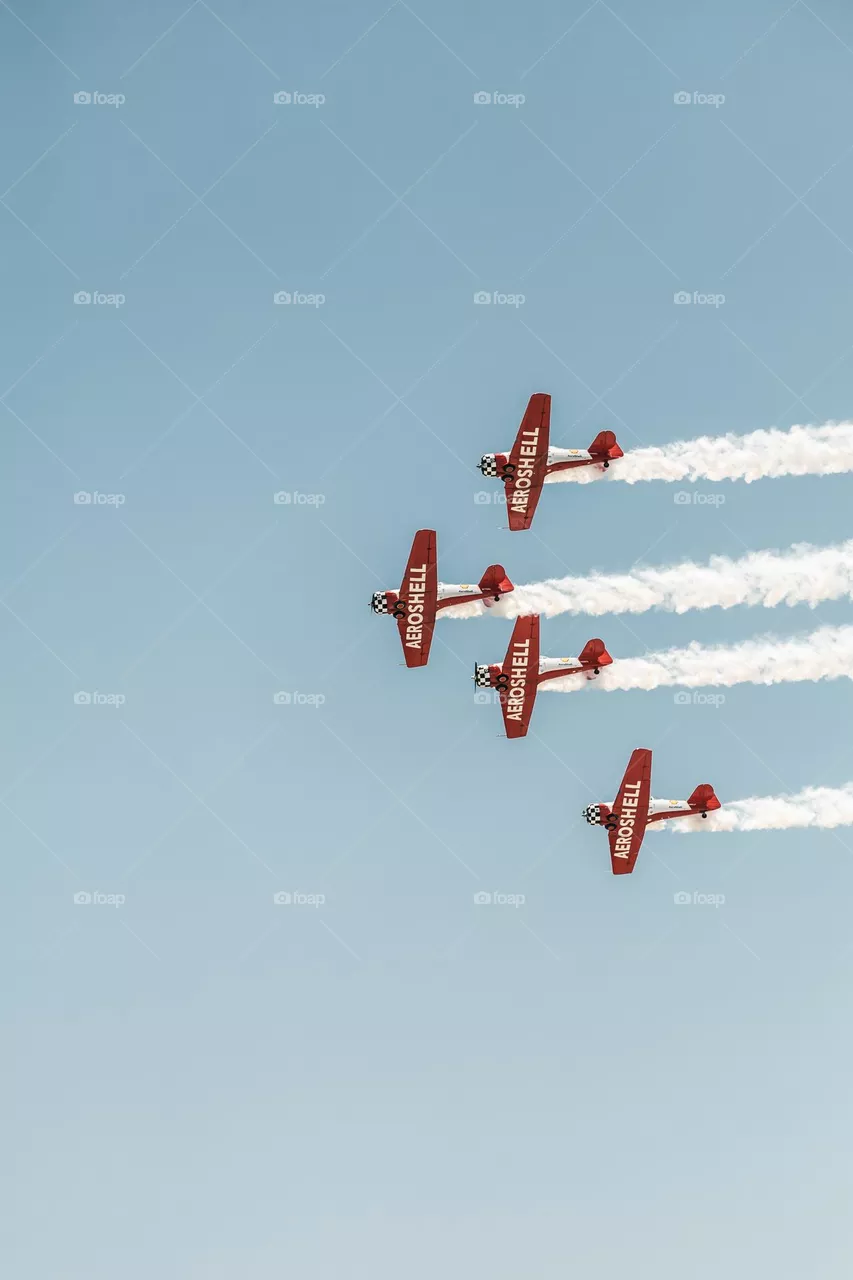 Aeroshell acrobatic show 