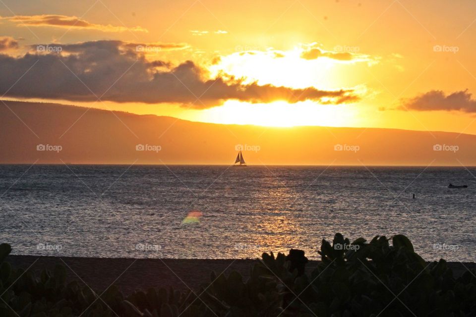 Sunset in Lahaina