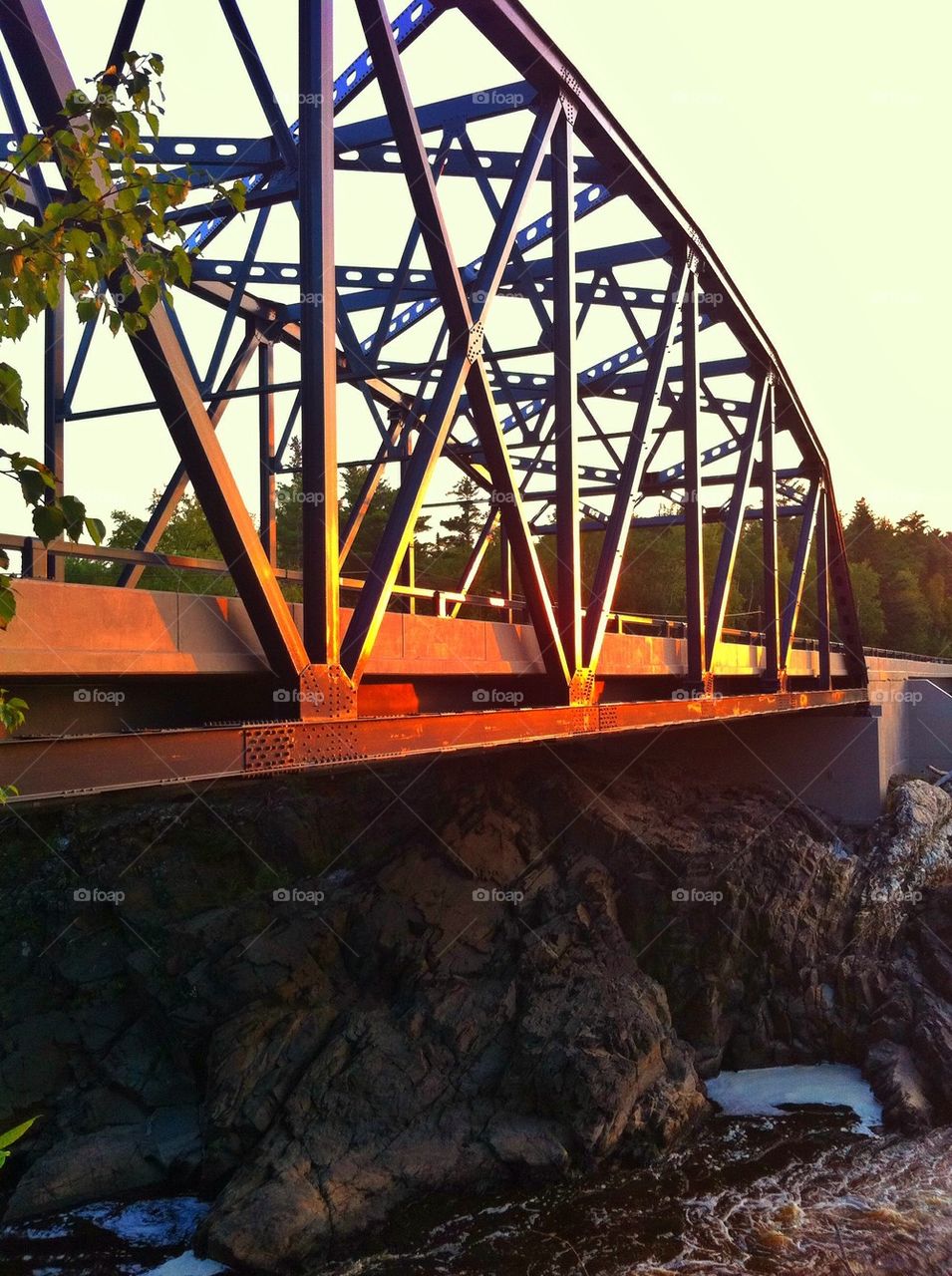 Reflection on bridge