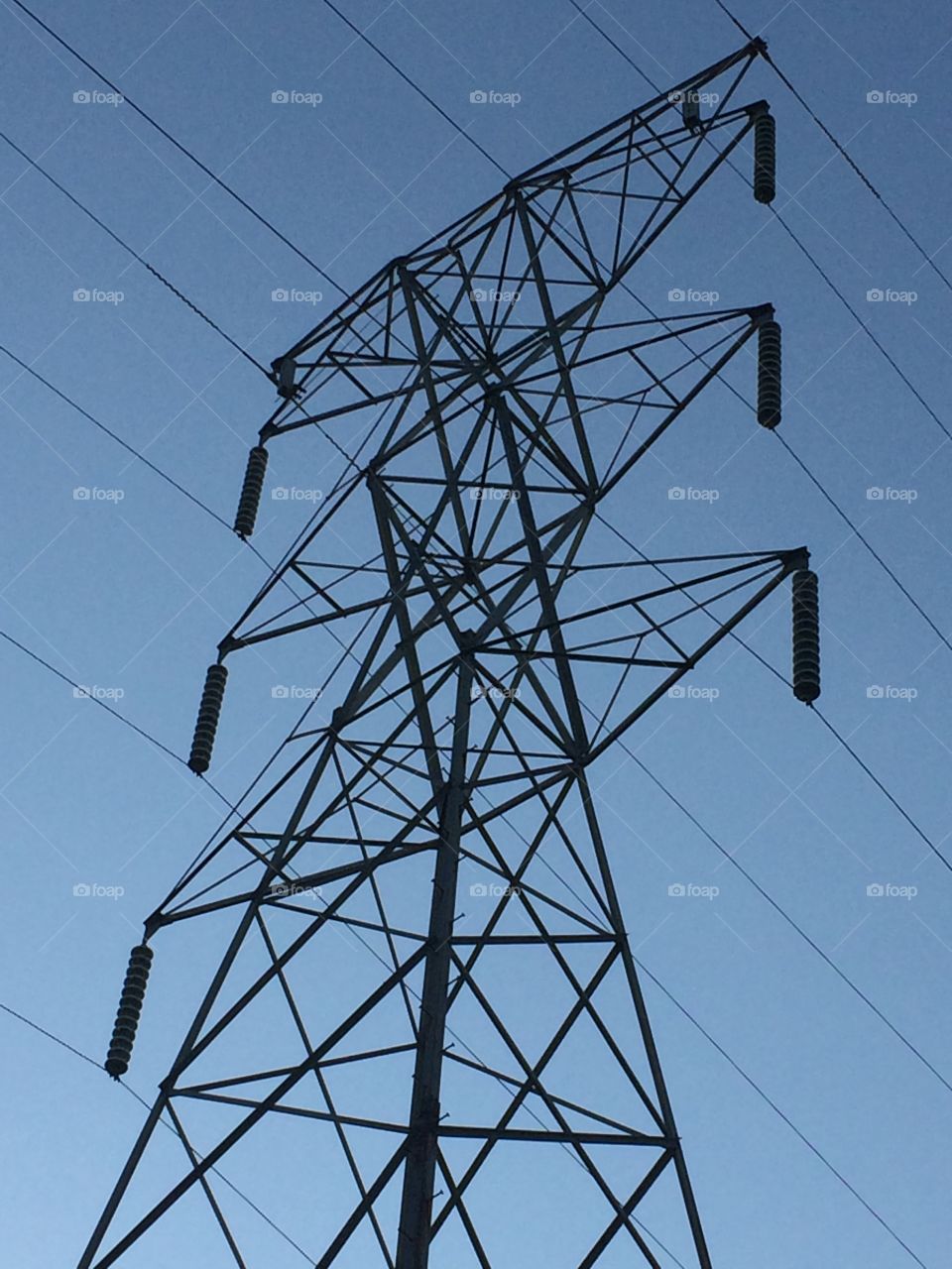 High Voltage Power Lines 