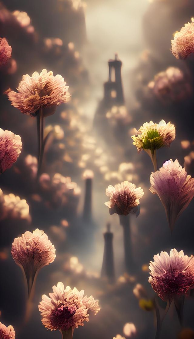 The other side is full of flowers