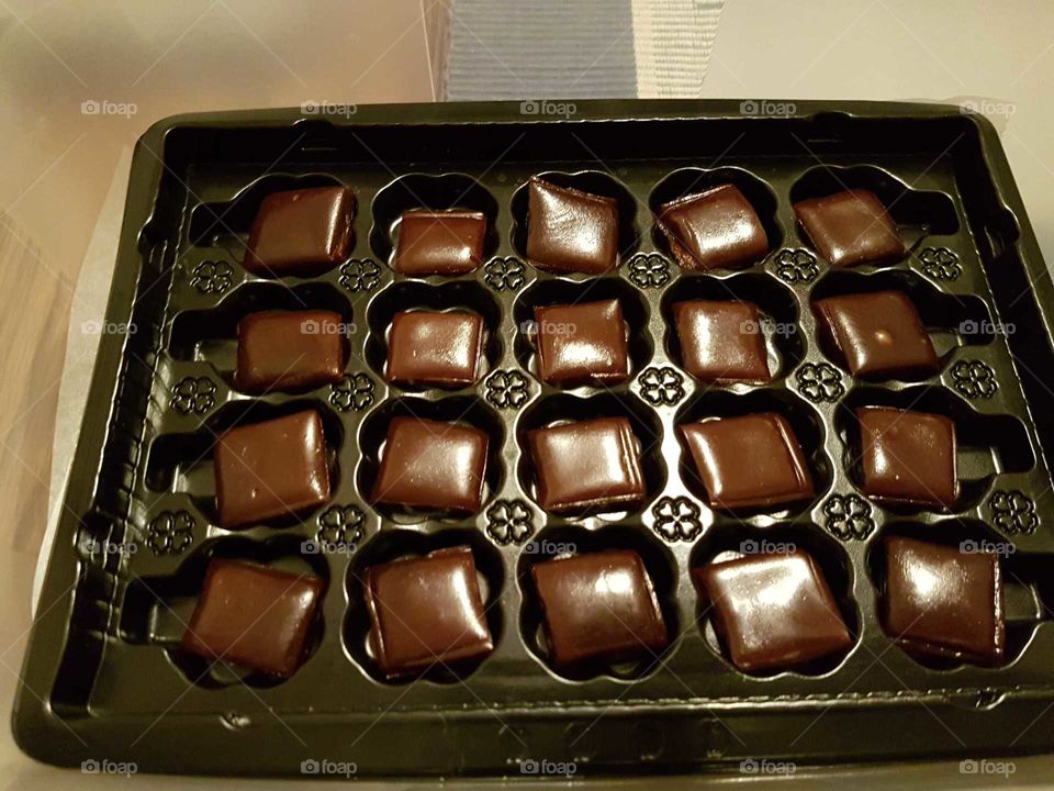 homemade chocolate pralines