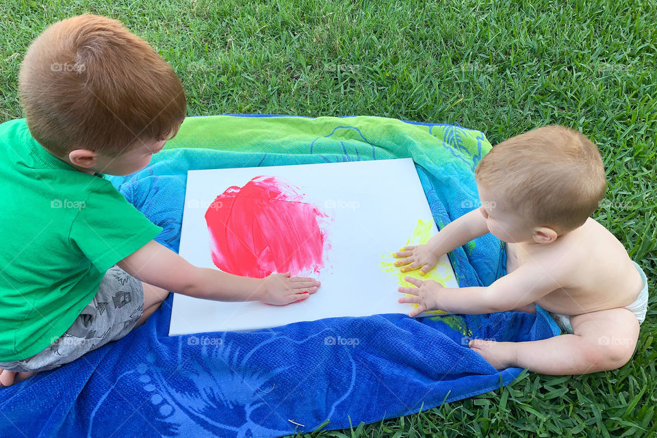 Brothers painting 