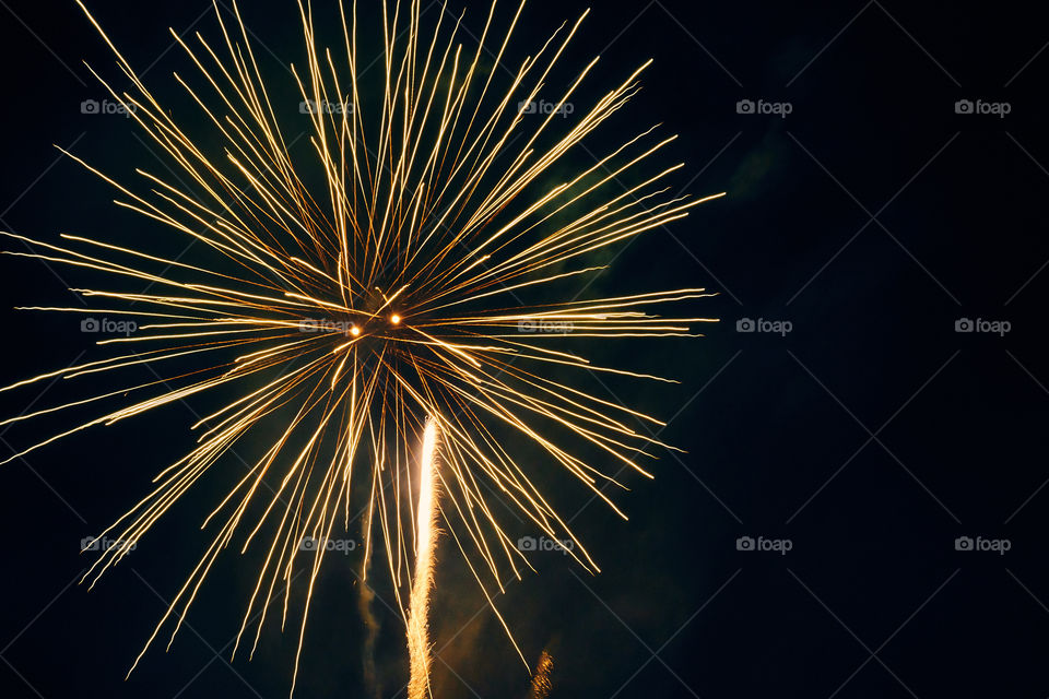 Stunning fireworks display at Darling Harbour, Sydney.