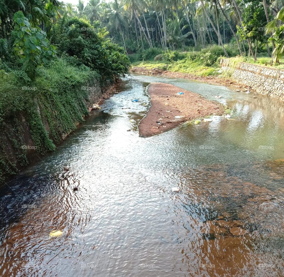 river view at my village