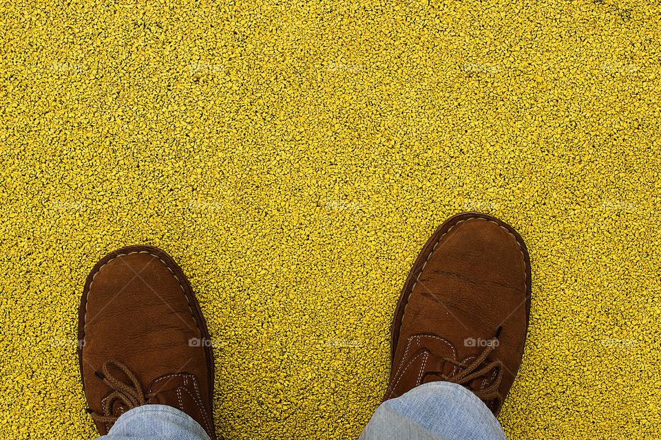 From where I stand ... yellow