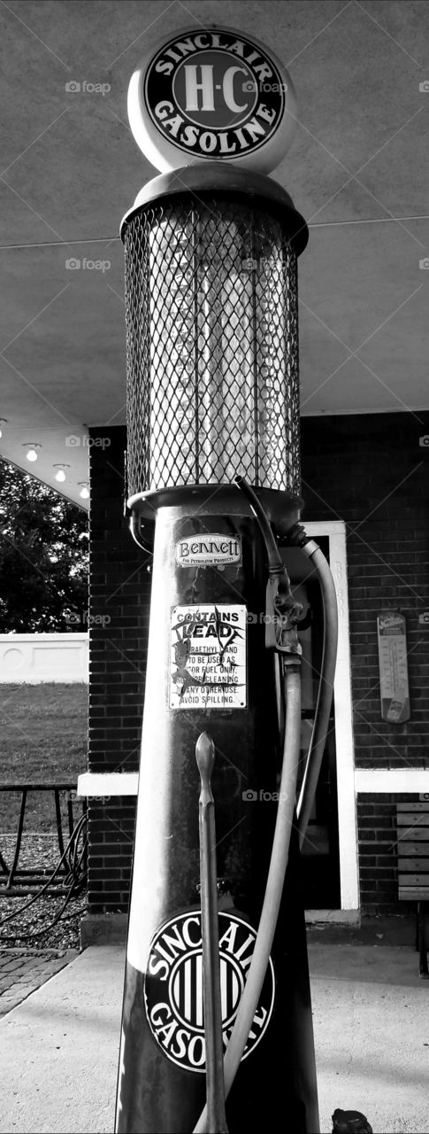 Vintage Antique Gas Pump
