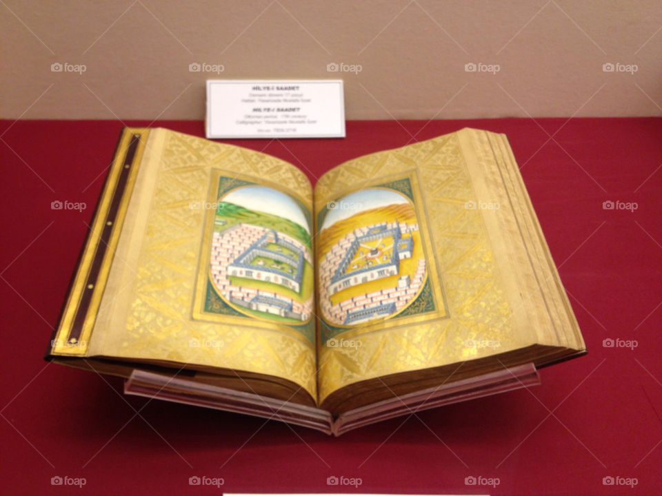 book old arabic miniature by linhof
