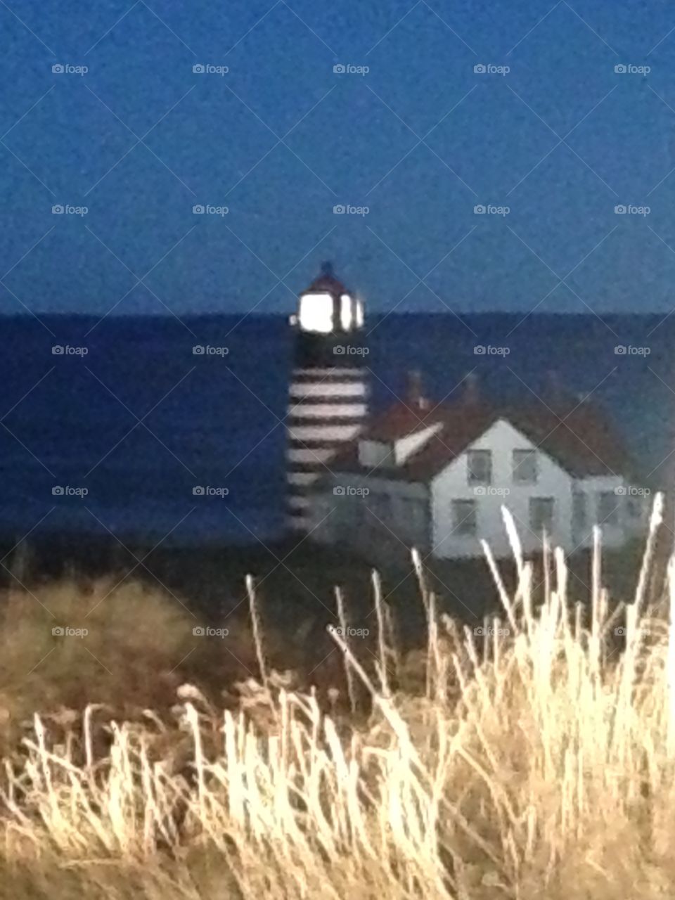 Lighthouse in Lubec, Maine 
