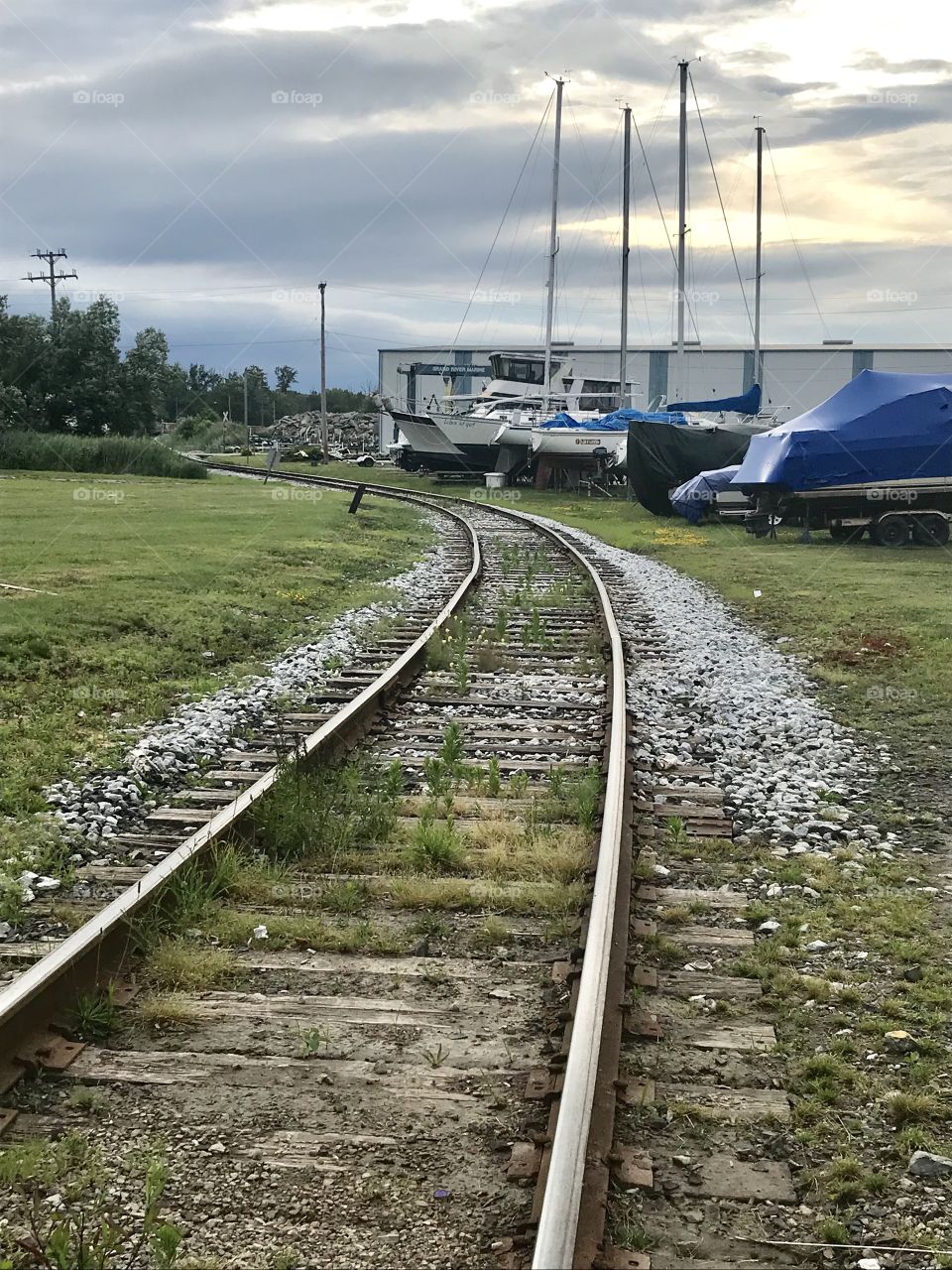 Railroad path