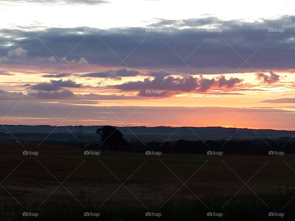 Sunset, Dawn, Landscape, No Person, Evening