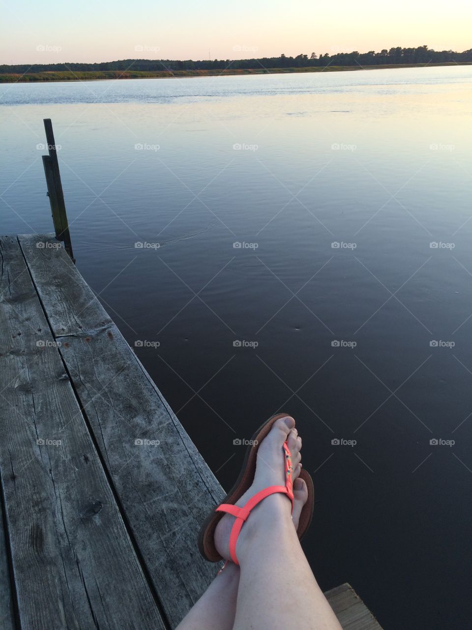 Feet on the Dock 