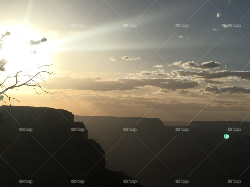 Sunset at Grand Canyon 