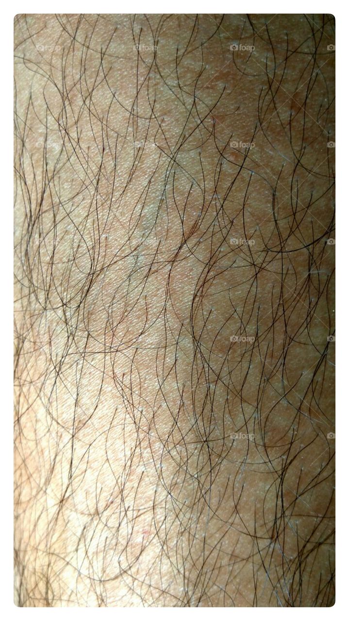 Human skin hair reference image