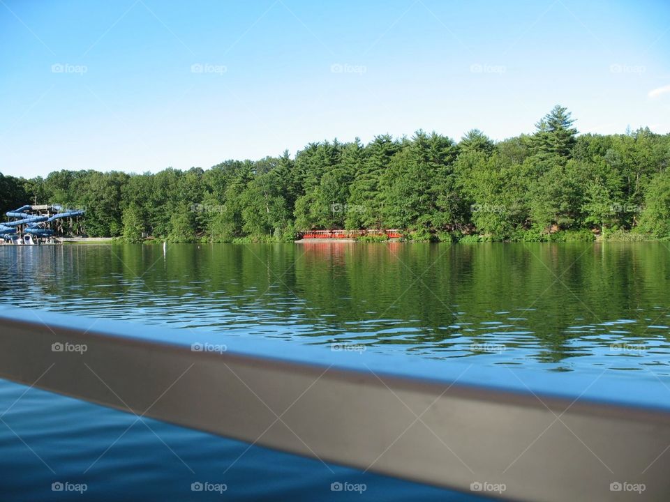 Around the lake having the tome of our lives.