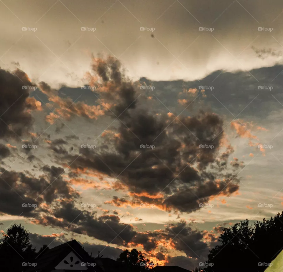 beautiful sun set