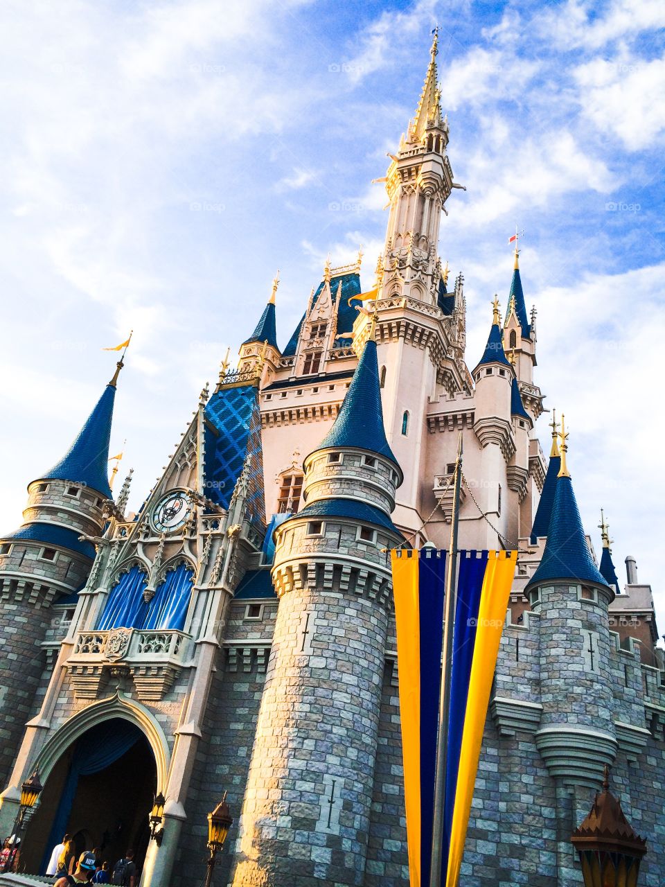 Cinderella castle . Welcome to the Palace of Cinderella where fantasy and royalty come together in the fantasyland known as the Magic Kingdom at Walt Disney world.