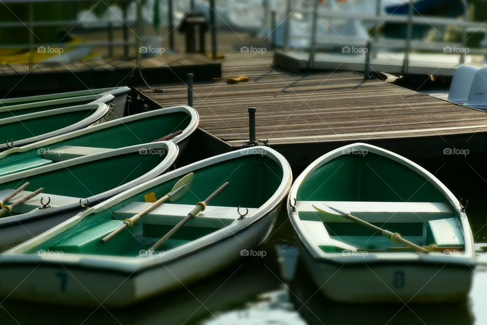 Boat on lake