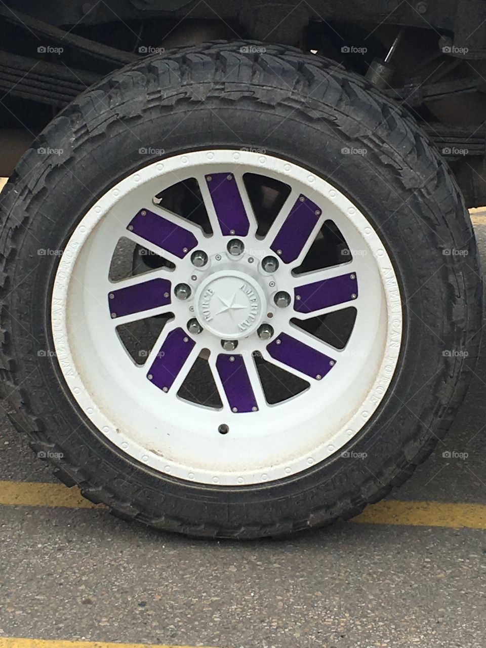 Purple on the rims!!
