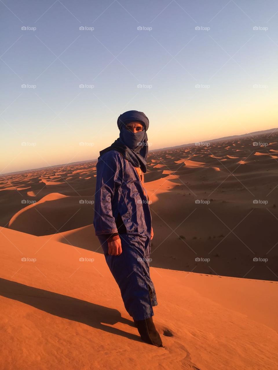 nomads clothes. traditionnel clothes of desert