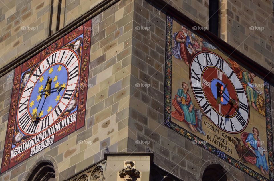 Clocks of the Black Church in Brasov