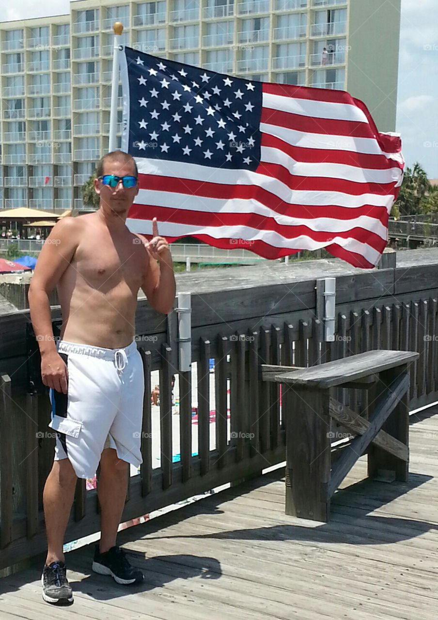 Happy Fourth of July. last years vacation in Folly Beach, South Carolina