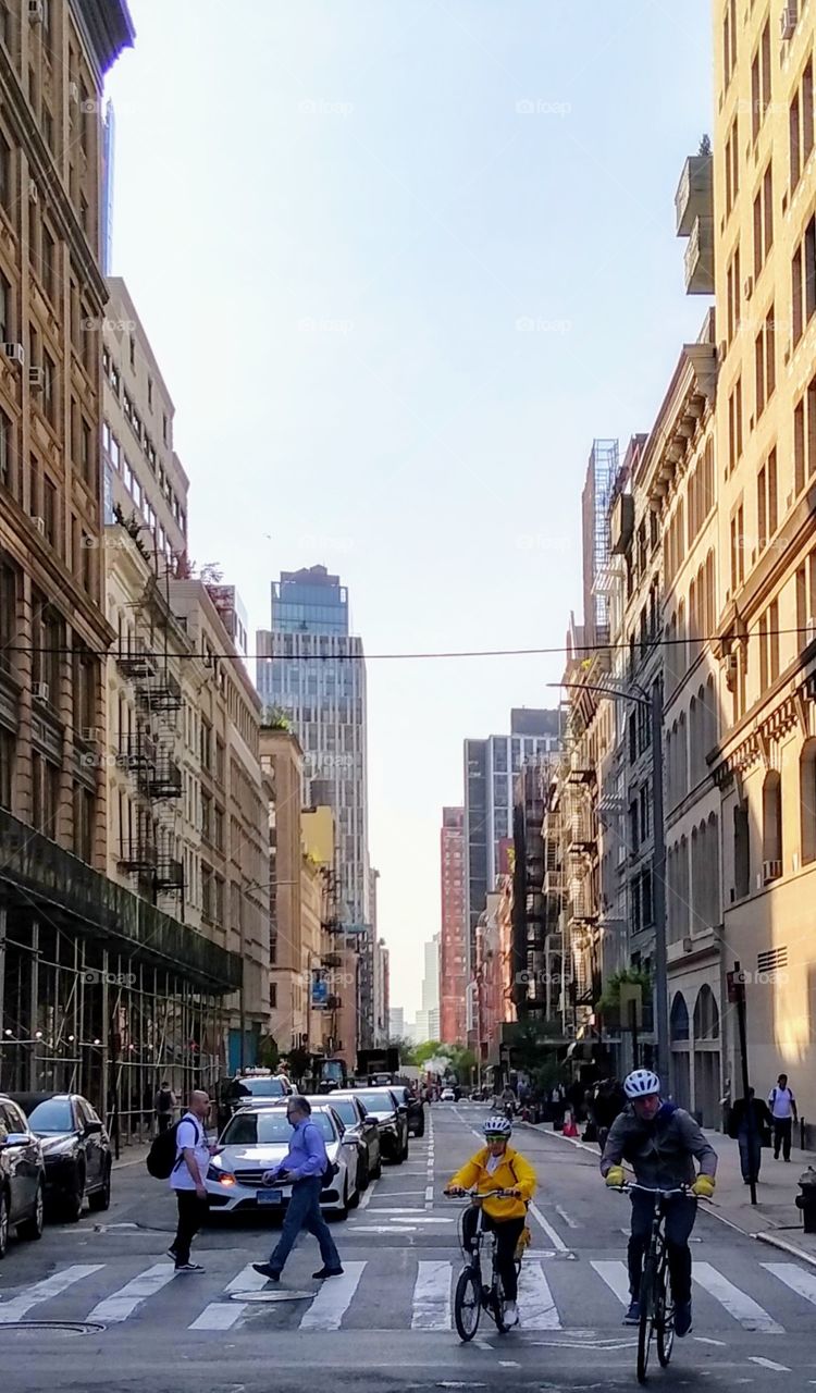 Street in Downtown Manhattan