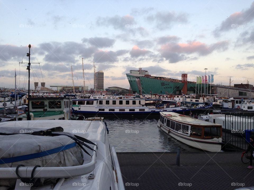 Sailing in Amsterdam