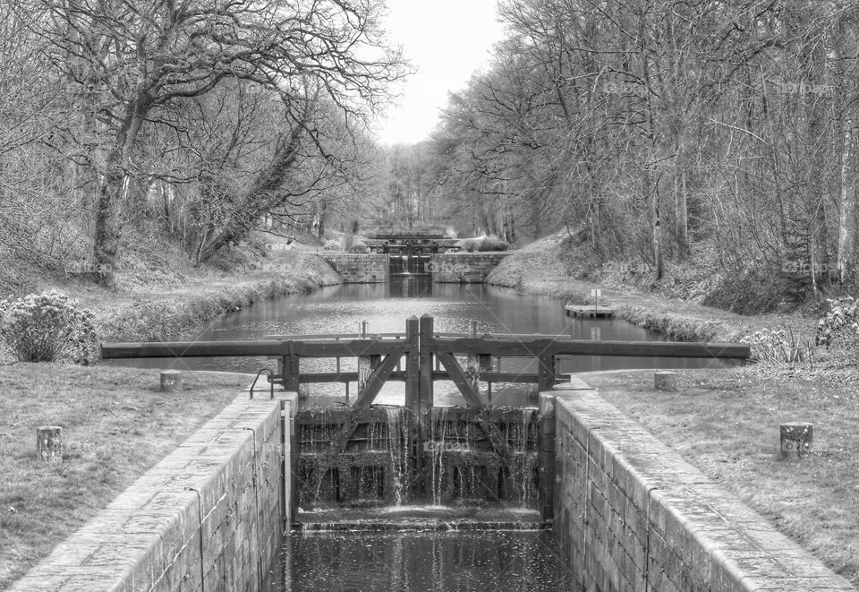 Locks at Hédé-Bazouges