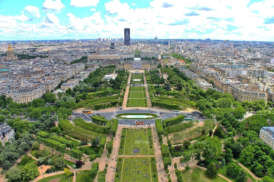 View from the Eiffel Tower 